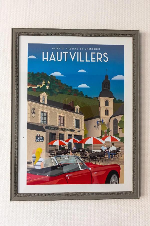 Joli T2 Renove 'Pinot Noir' Plein Centre Village Hautvillers Extérieur photo